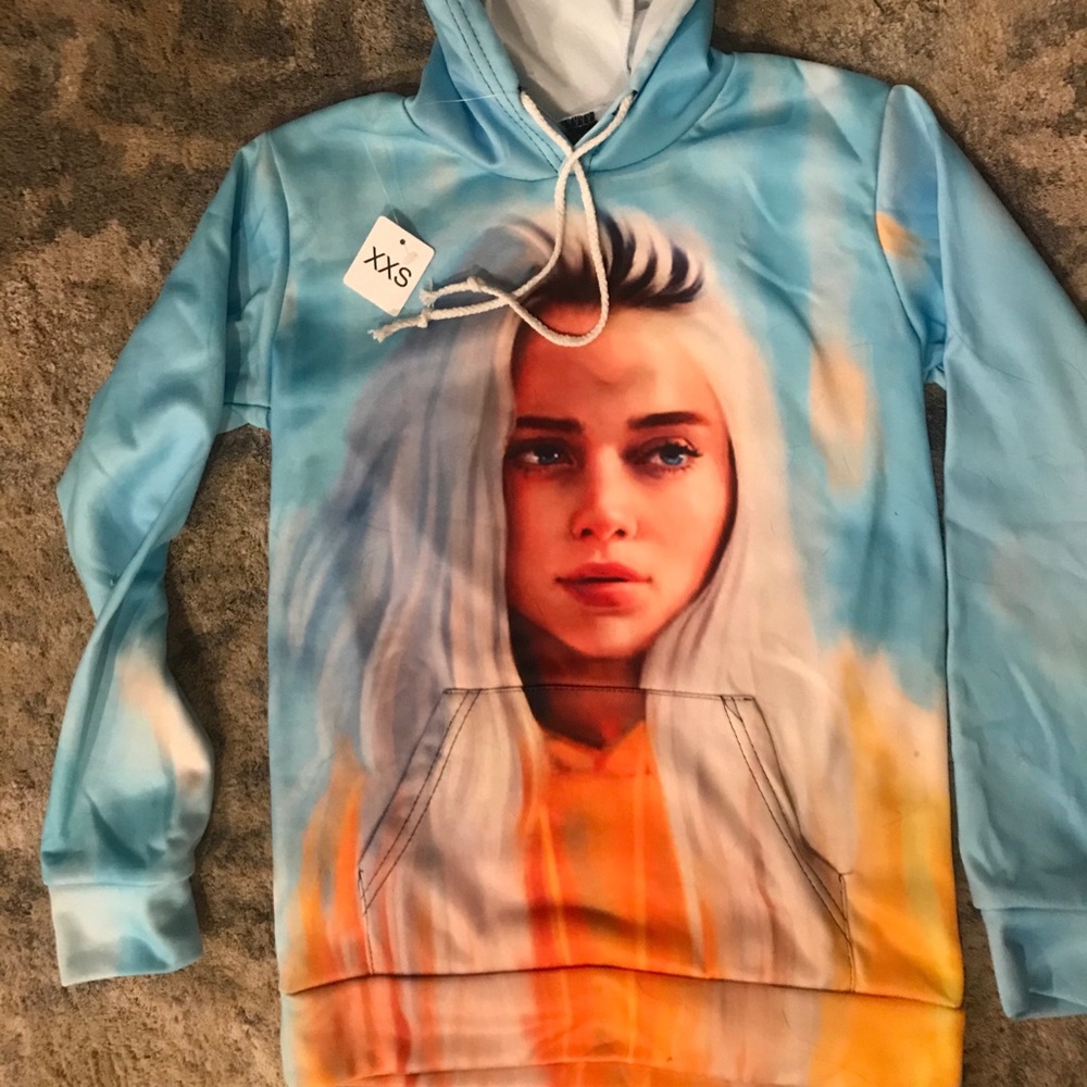 SOLD LOCAL FACEBOOK NWT Billie Eilish sweatshirt